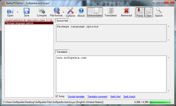 Better PO Editor screenshot