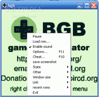 BGB screenshot