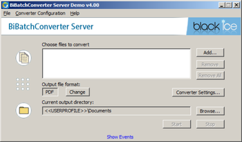 BiBatchConverter Server screenshot
