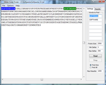 Bible Code Finder screenshot