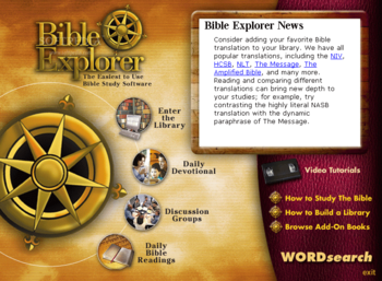 Bible Explorer screenshot