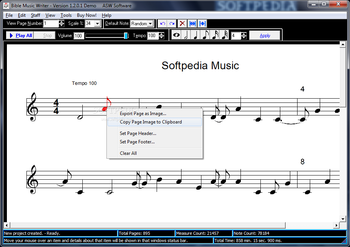 Bible Music Writer screenshot