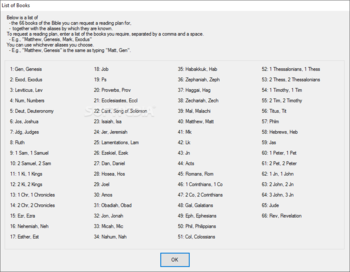Bible Reading Plan Generator screenshot 3