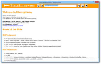 BibleLightning Portable screenshot