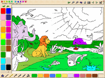 BiblePaint Coloring Book screenshot