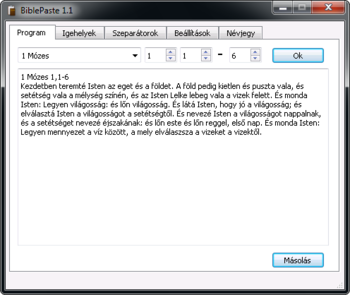 BiblePaste screenshot