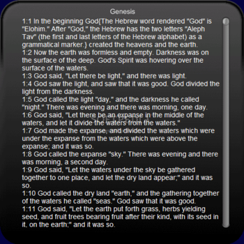 BibleReader screenshot