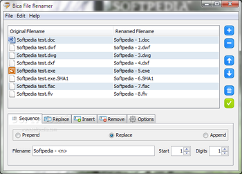 Bica File Renamer screenshot