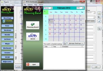 BICES Planning Board screenshot