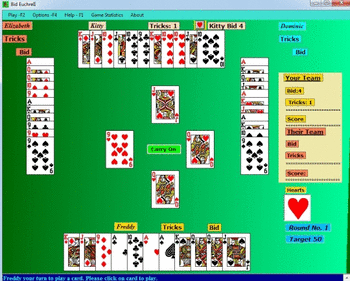 Bid Euchre screenshot