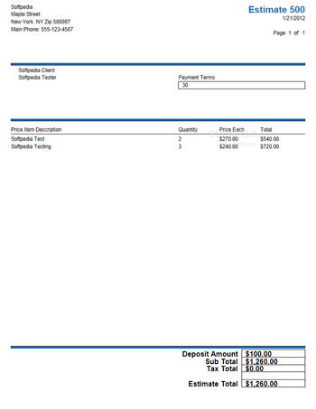 Bid-n-Invoice Basic Invoice screenshot 7