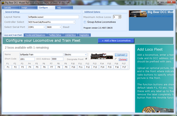 Big Bear DCC Railway controller screenshot 3