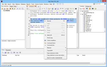 Big Data IDE screenshot 11