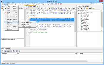 Big Data IDE screenshot 3