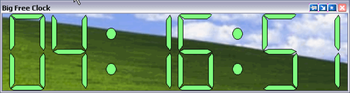 Big Free Clock screenshot