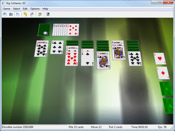 Big Solitaires 3D Portable screenshot