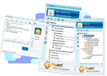 BigAnt Network Messenger screenshot