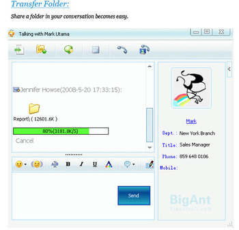 BigAnt Office Messenger screenshot 5