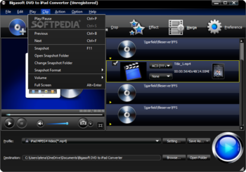 Bigasoft DVD to iPad Converter screenshot 13