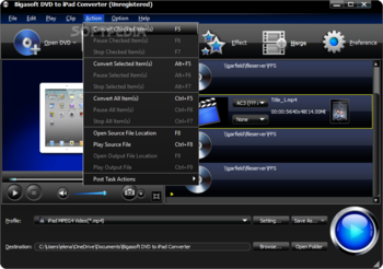Bigasoft DVD to iPad Converter screenshot 14