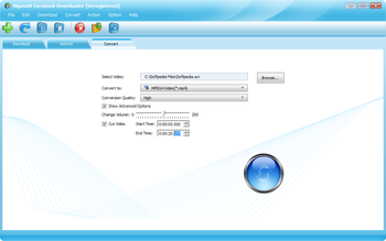 Bigasoft Facebook Downloader screenshot 4