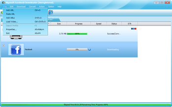 Bigasoft Facebook Downloader screenshot 5