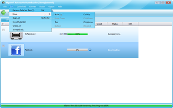 Bigasoft Facebook Downloader screenshot 6