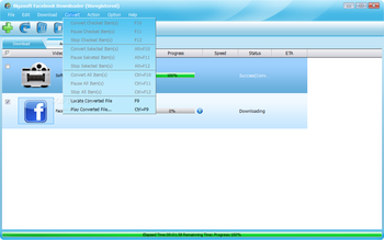 Bigasoft Facebook Downloader screenshot 7