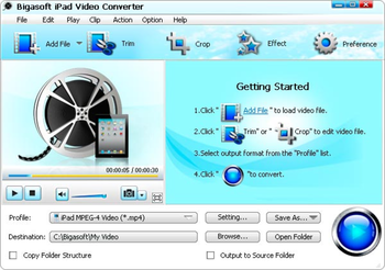 Bigasoft iPad Video Converter screenshot 2