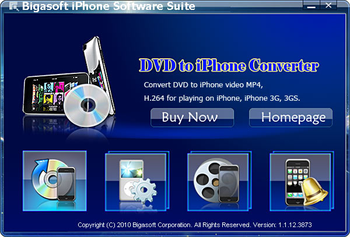 Bigasoft iPhone Software Suite screenshot 2