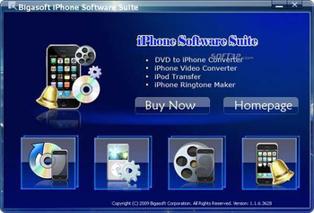 Bigasoft iPhone Software Suite screenshot 3