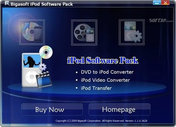 Bigasoft iPod Software Pack screenshot 3
