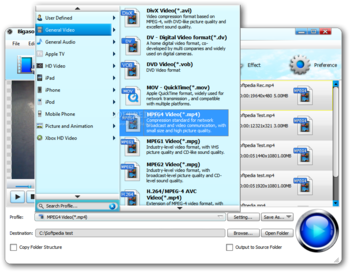Bigasoft iTunes Video Converter screenshot 3
