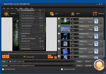 Bigasoft M4A Converter screenshot 5