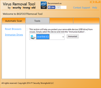 BIGFOOT Removal Tool screenshot 2