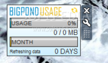 Bigpond Usage Meter screenshot