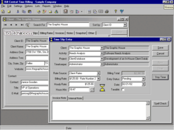 Bill Central Time Billing screenshot 3