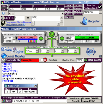 Bill Serial Port Monitor screenshot 2