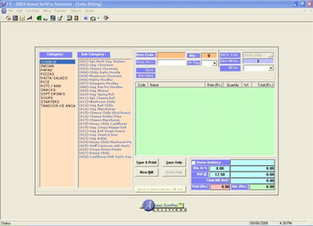 Billing screenshot