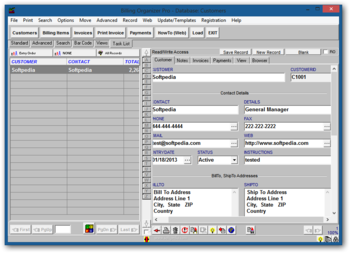 Billing Organizer Pro screenshot