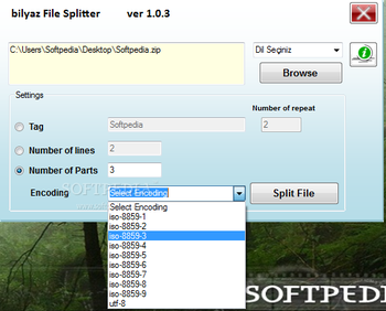 bilyaz File Splitter screenshot