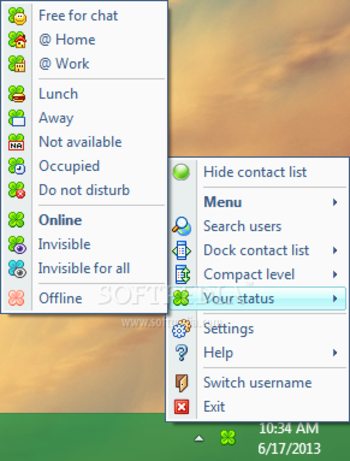 Bimoid Messenger screenshot