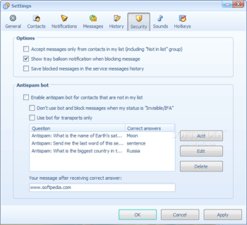 Bimoid Messenger screenshot 13