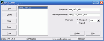 BIN2C_WIN screenshot