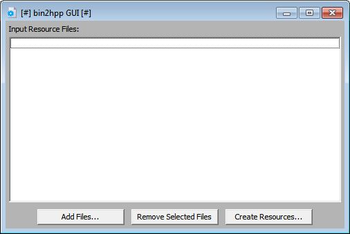 Bin2hpp screenshot 2