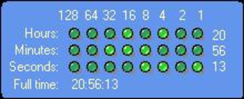Binary Clock screenshot
