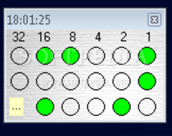 Binary Clock screenshot