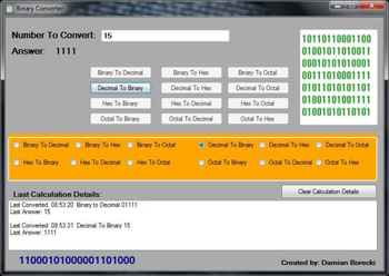 Binary Converter NET screenshot 2