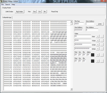 Binary Viewer / Editor screenshot