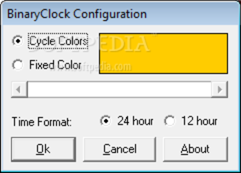 BinaryClock Screen Saver screenshot 2